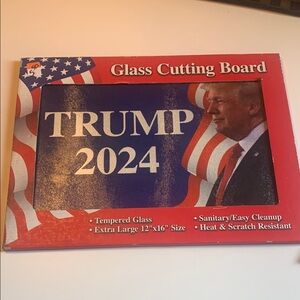 Trump 2024 Glass Cutting Board
